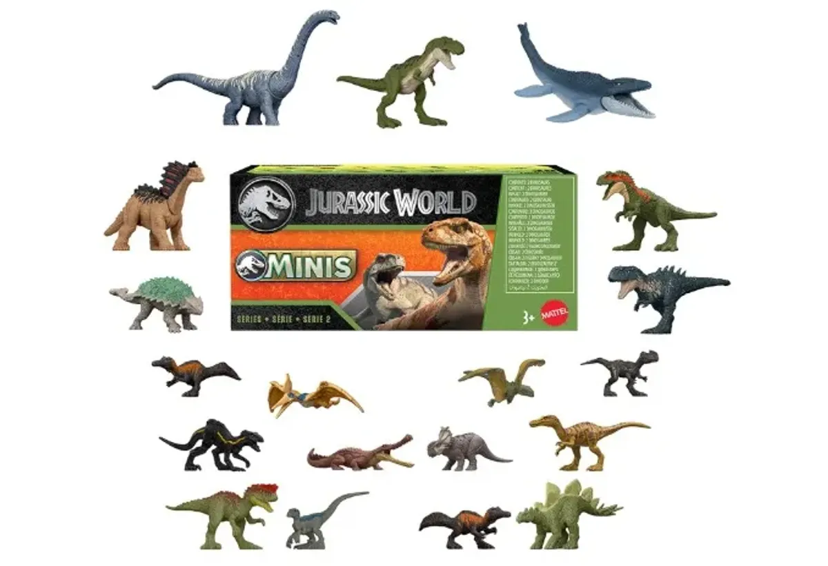 Jurassic World, Mini Dino Coleccionable, Juguete para niños de 3 años en adelante