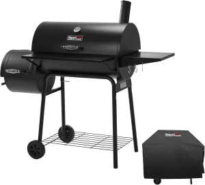 Royal Gourmet CC1830SC - Ahumador de carbón con cubierta, 811 pulgadas cuadradas, negro, camping al aire última intervensión