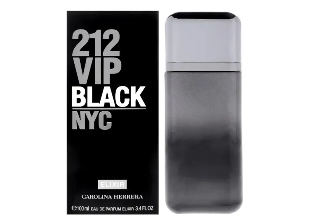 212 VIP Black Elixir by Carolina Herrera for Men - 3.4 oz EDP Spray