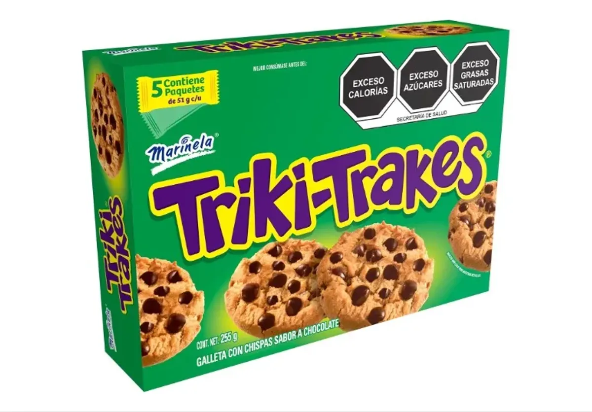 Marinela Galletas Triki Trakes, 5 paquetes, 255g