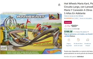 PISTA HOT WHEELS MARIO KART