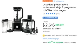 Licuadora procesadora profesional 
