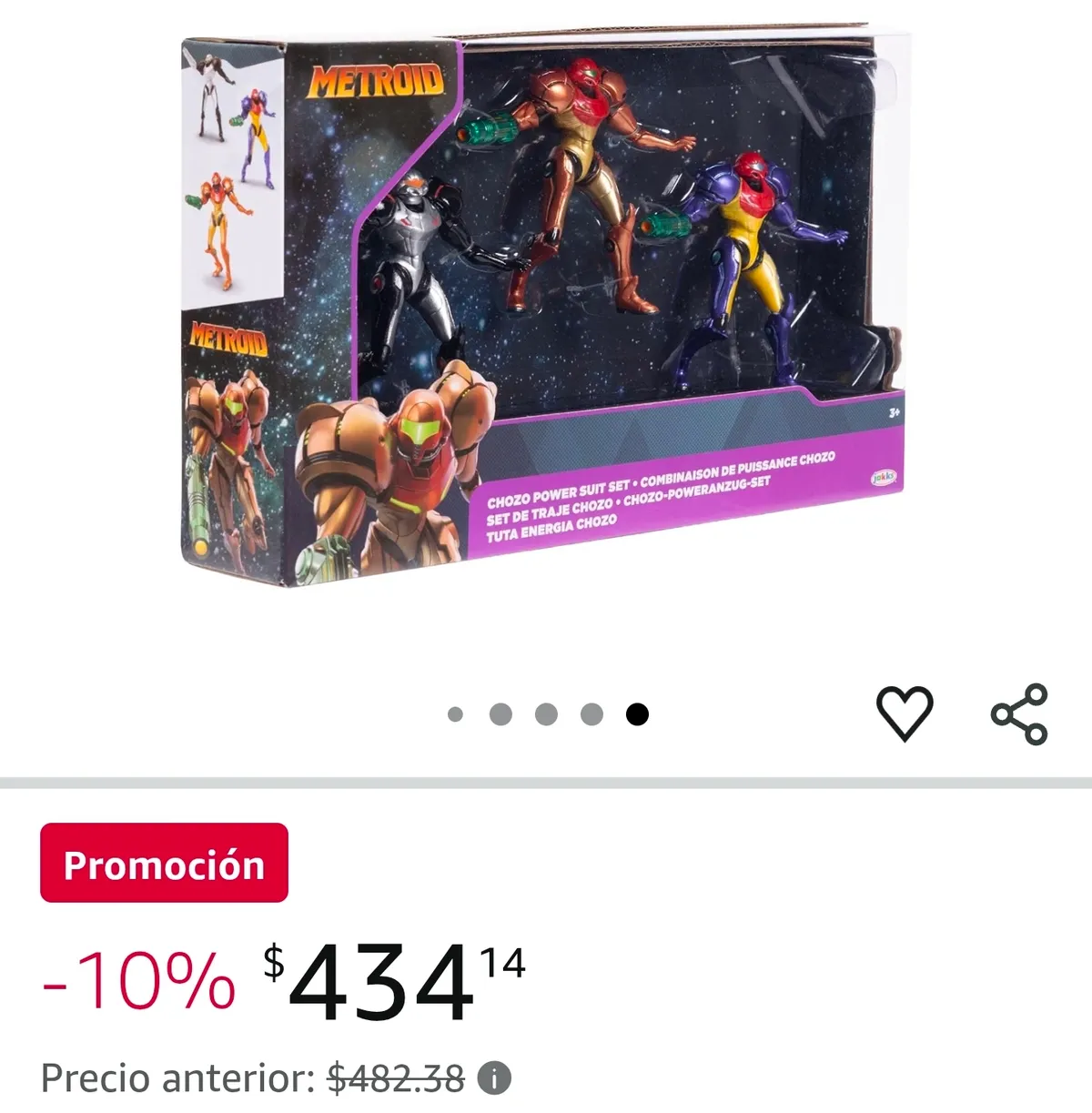 PACK JAKKS PACIFIC DE SAMUS ARAN