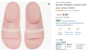 Reebok pantuflas 