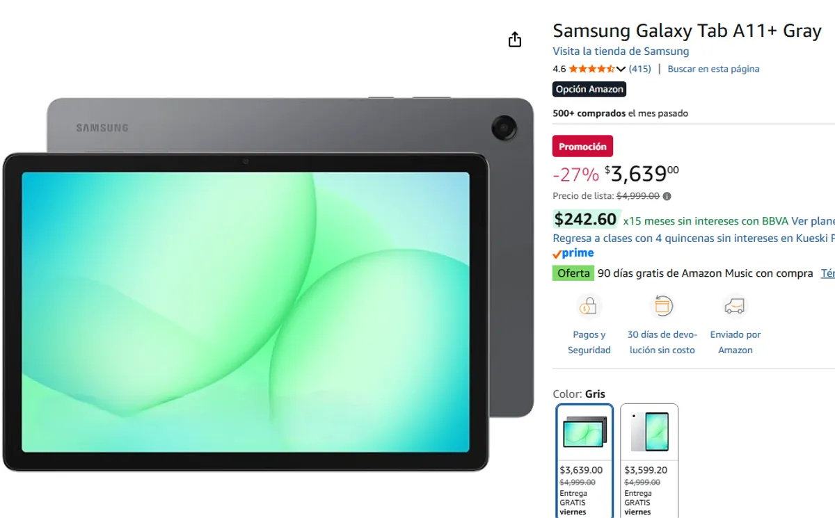 SAMSUNG GALAXY TAB A11