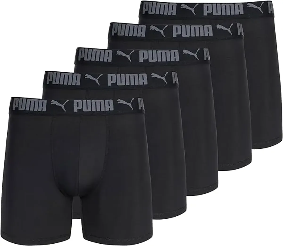 Puma 5 Pack Performance Boxer Briefs Ropa Interior de Hombres Hombre