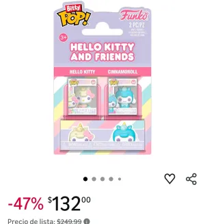 PACK FUNKO BITTY POP DE KITTY Y CHILE MORRON
