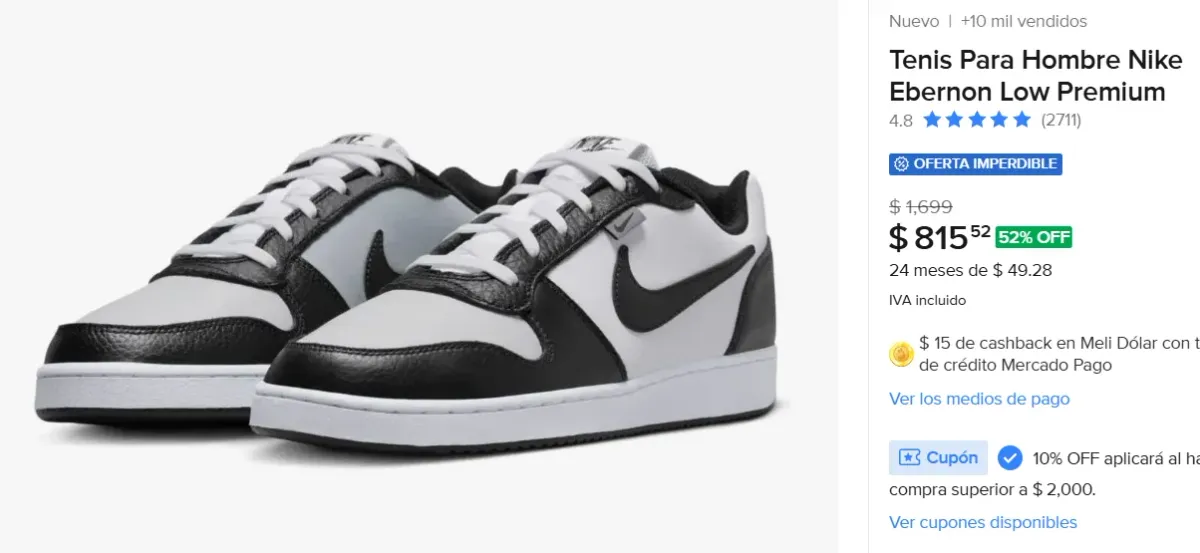 Tenis Para Hombre Nike 
