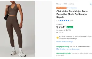 conjunto deportivo Para Mujer