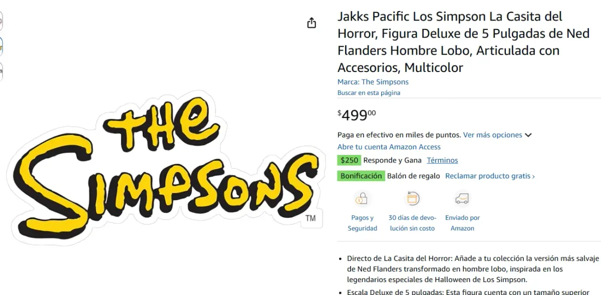 NED FLANDERS HOMBRE LOBO DE JAKKS PACIFIC VENDIDO POR AMAZON