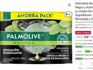 Jabón de Baño en Barra 4 x 120 g. 