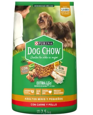 CON PLANEA Y AHORRA Y PRIME - DOG CHOW Adt Mn Pqn 7.5kg N3 MX