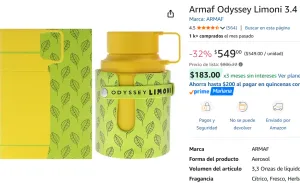 Armaf Odyssey 3.4 EDP Men