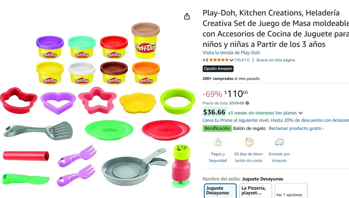 play doh  Set de Juego de Masa moldeable 