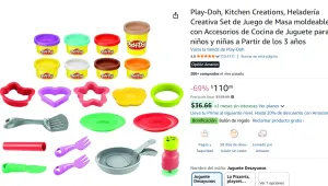 play doh  Set de Juego de Masa moldeable 