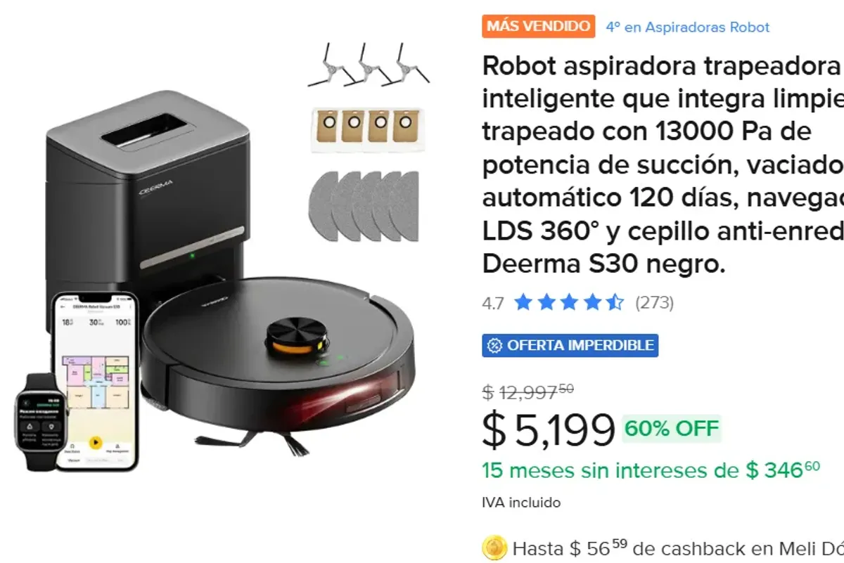 Robot aspiradora inteligente 