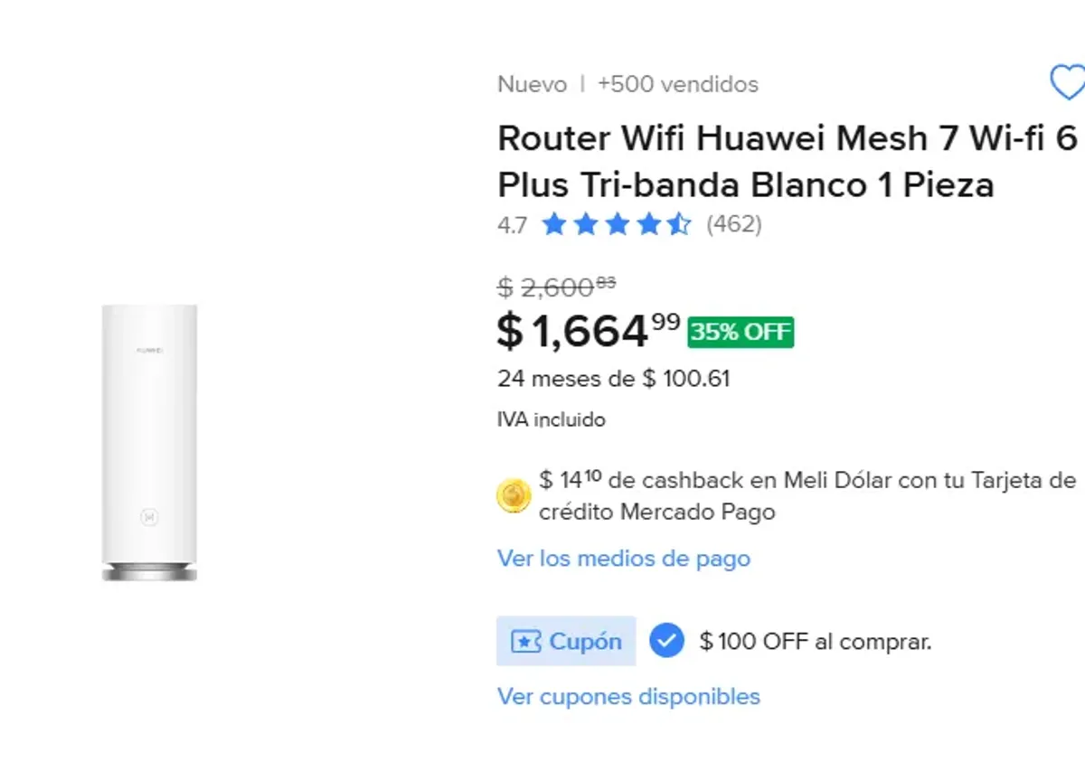 ROUTER HUAWEI MESH 7 BAJA MAS CON "SABADITO27"