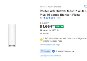 ROUTER HUAWEI MESH 7 BAJA MAS CON "SABADITO27"