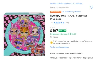 LOL SURPRISE EYE SPY TOTS EN REMATE