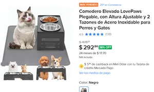 Comedero Elevado Plegable