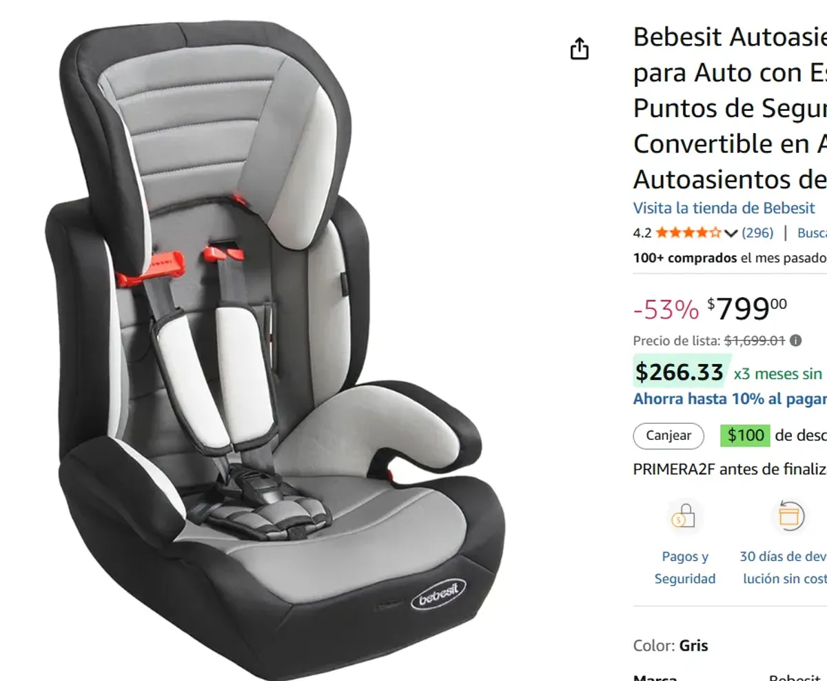 Bebesit Autoasiento para Bebe 