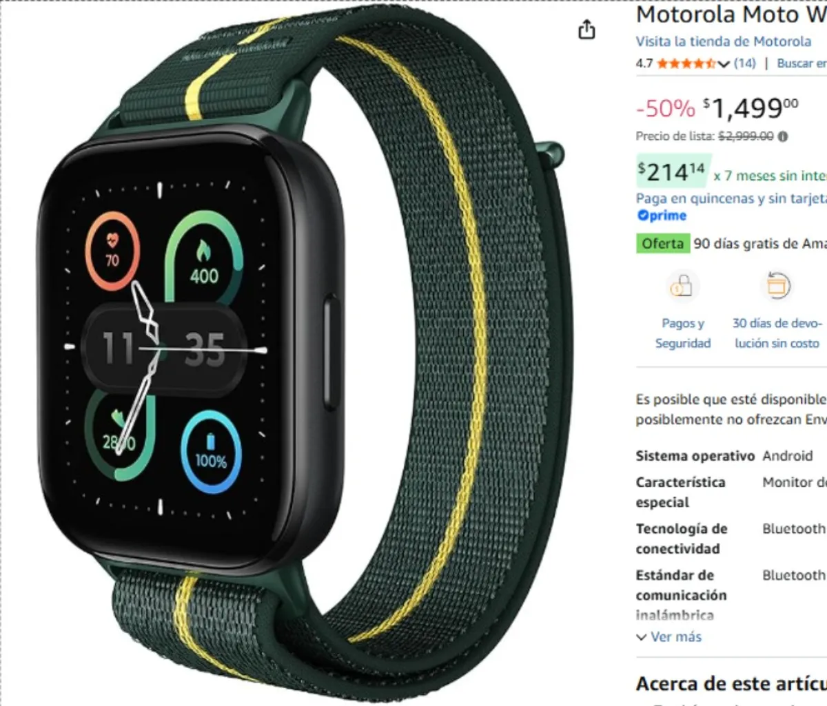 Motorola Moto Watch Fit