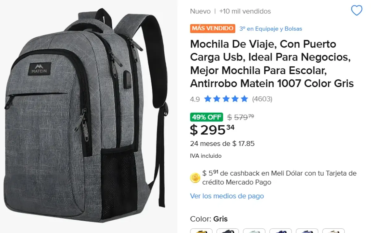 Mochila De Viaje