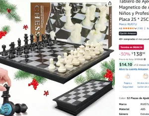 Tablero de Ajedrez,Profesional 25 * 25CM 