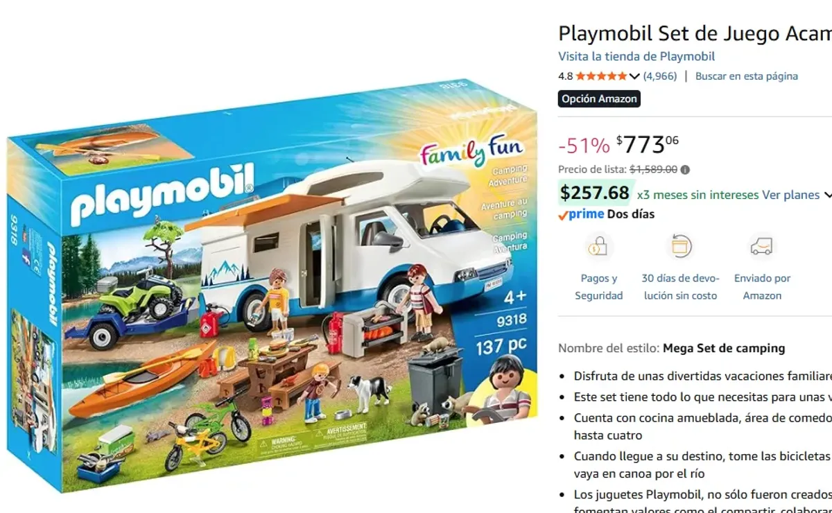 REMATE DE CAMPER PLAYMOBIL