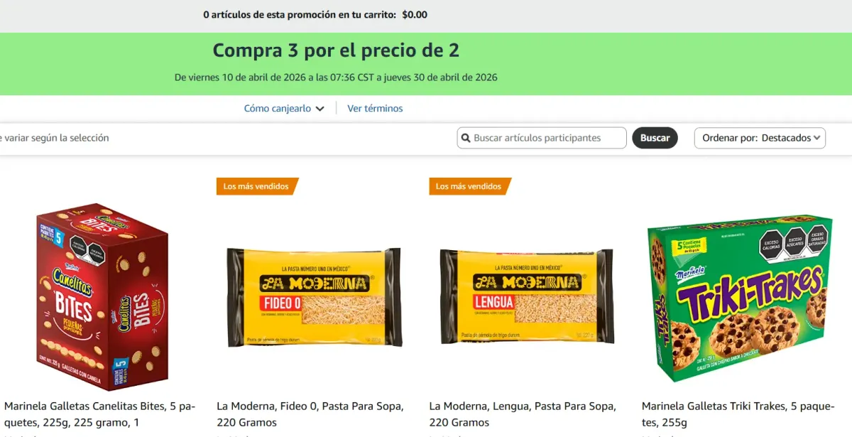 LLEVATE ESTOS PRODUCTOS Y MAS DE A 3 X 2!!!! CHECA EL LISTADO Y APROVECHA YAA!!! llevate de a 3 x 2   