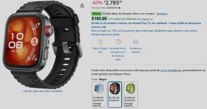 HUAWEI Watch FIT4 Pro Smartwatch con GPS, 1.82" Pantalla de Zafiro, Bisel de Aleación de Titanio, Análisis de ECG, Batería hasta 10 días, para Outdoor Entusiastas, iOS & Android, Negro