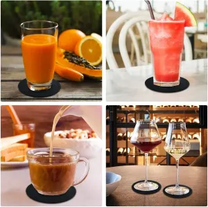 12 Grandes Posavasos De Silicona Antideslizante Con Soporte