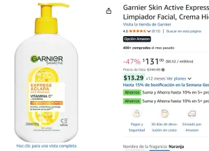 Gel Limpiador Facial, 250ml,