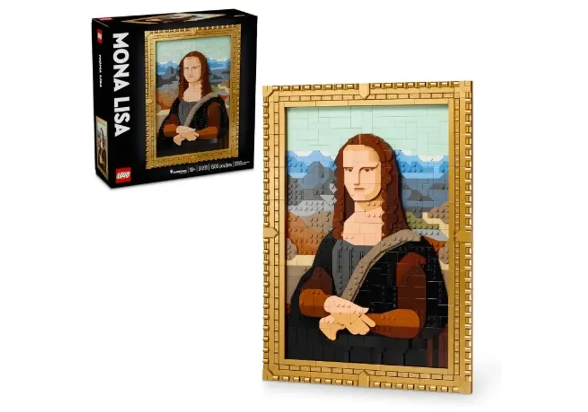 LEGO Art Mona Lisa - Model Kit de Construcción para Adultos, Años 18+ - Decoración para Muro, Hogar - Regalos para Mujer y Hombre - 31213