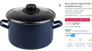 Olla con Tapa de Vidrio 