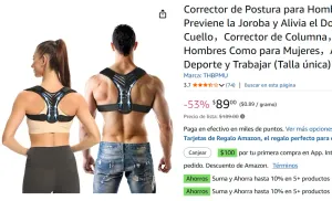 Corrector de Postura para Hombres y Mujeres