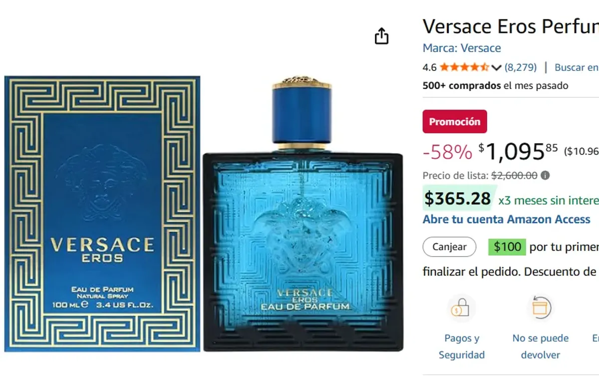 Versace Eros EdT 100 ml