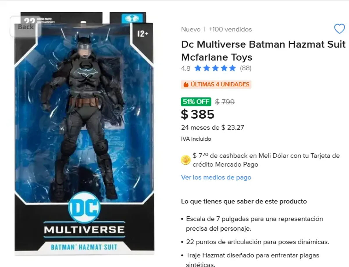 BATMAN HAZMAT SUIT