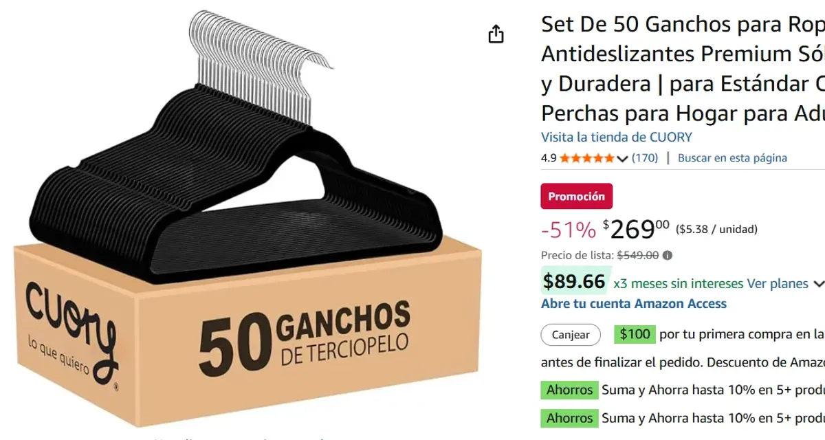 Set De 50 Ganchos 