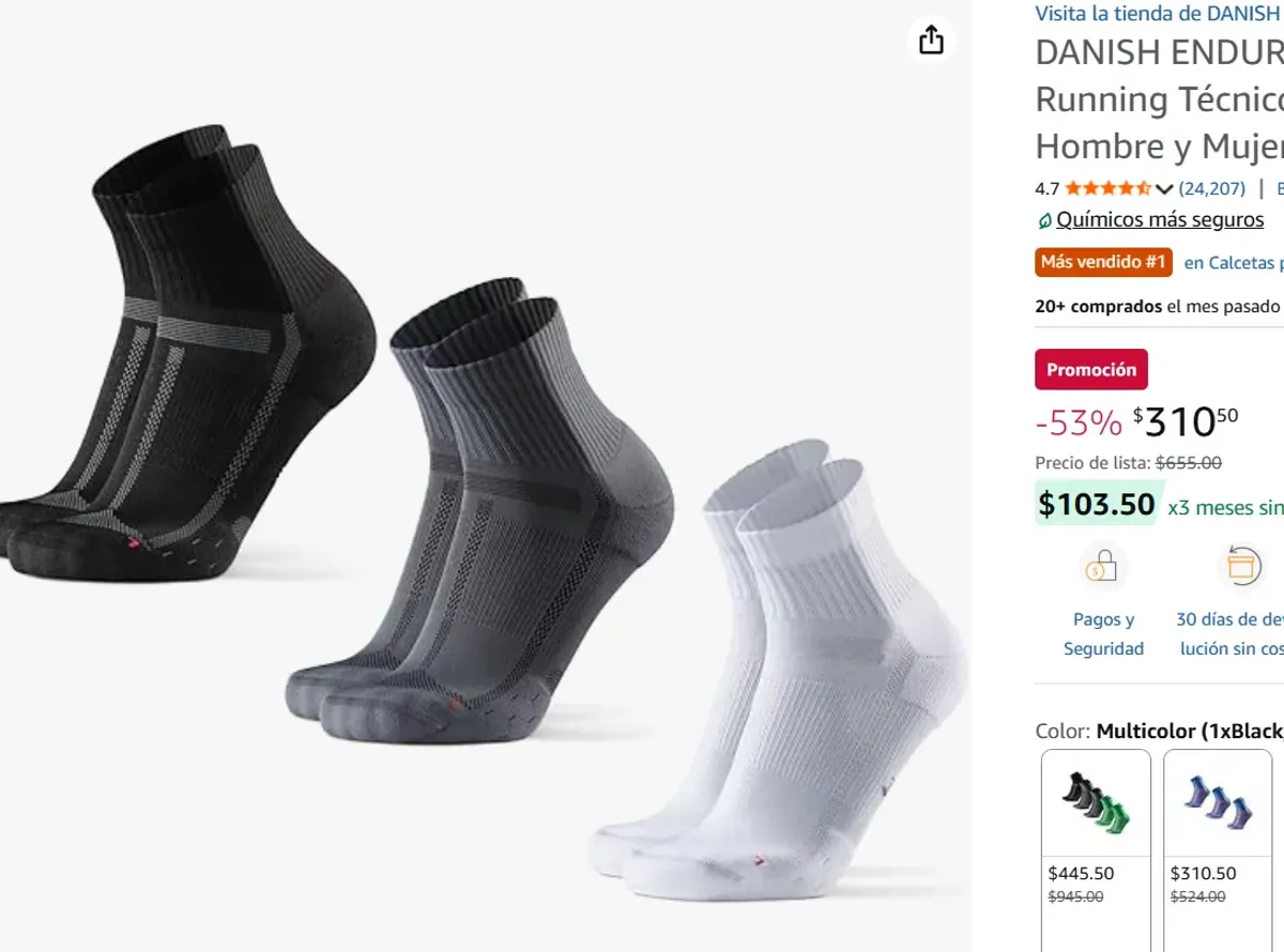 Calcetines Pack de 3 y 5