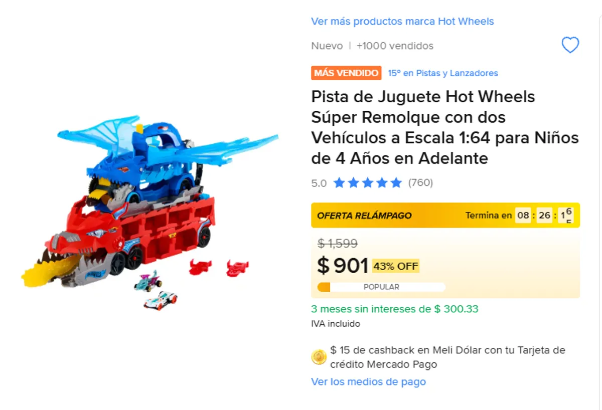 DOBLE REMOLQUE HOT WHEELS