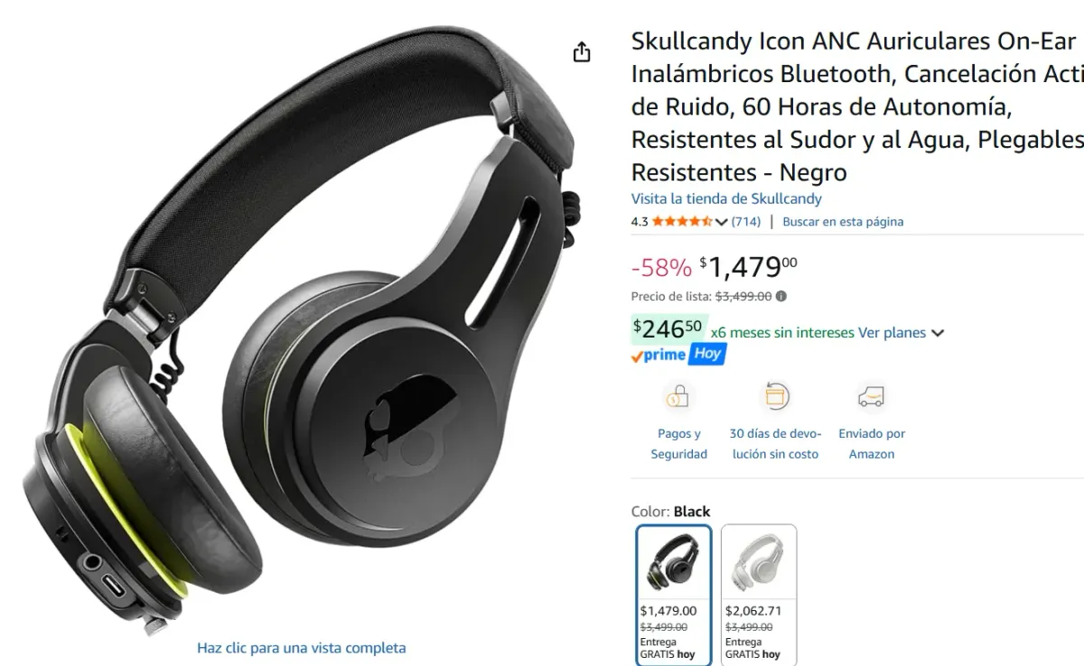 Skullcandy Auriculares Inalámbricos Bluetooth