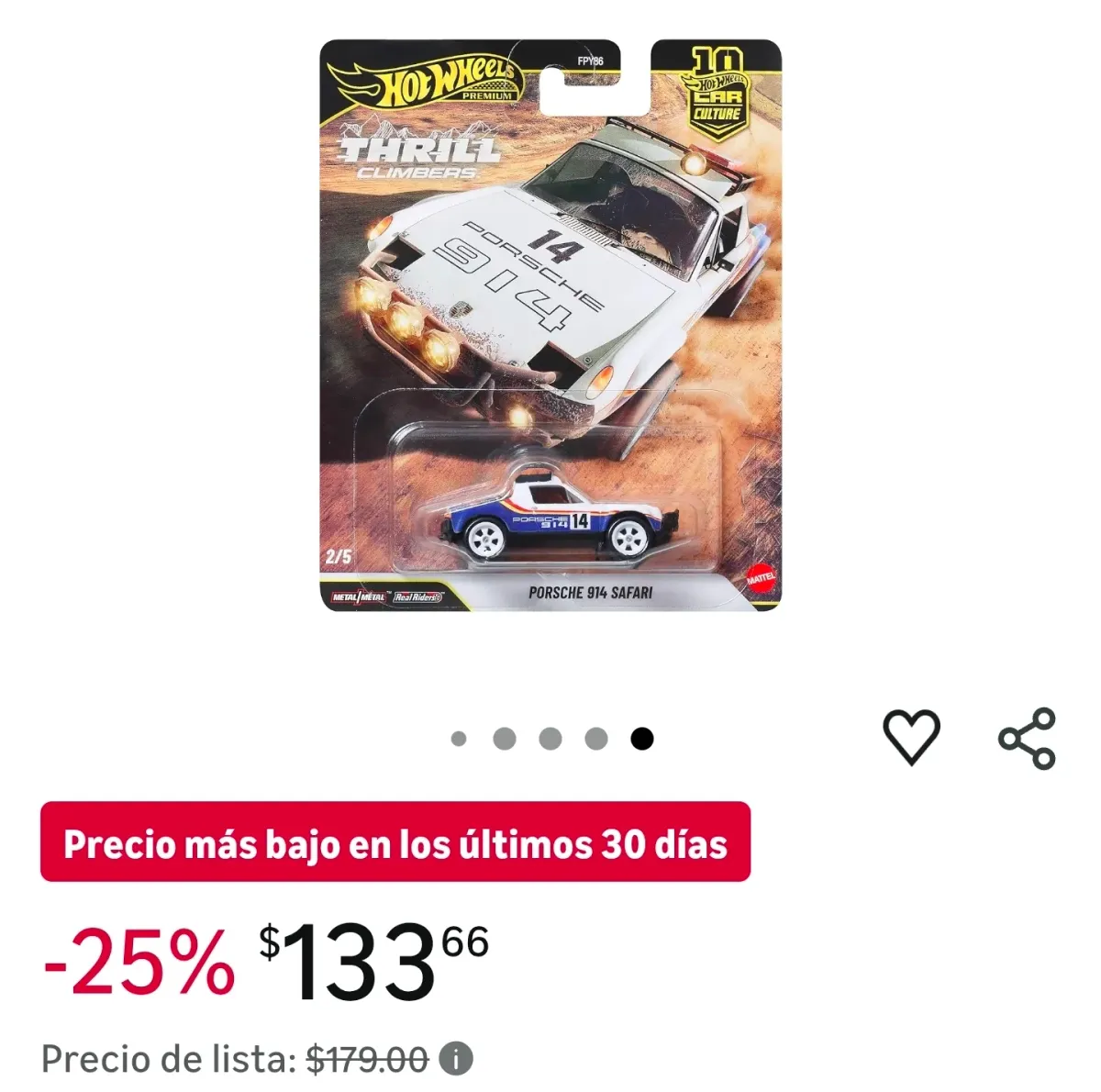 PORSCHE SAFARI HOT WHEELS COLLECTOR