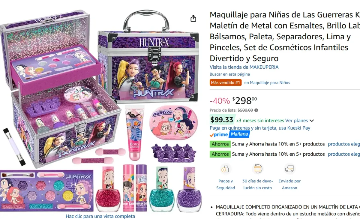 Maquillaje para Niñas de Las Guerreras KPOP