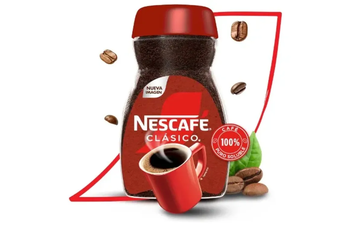  Nescafe Clásico, Café Soluble, Frasco de 120g