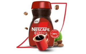  Nescafe Clásico, Café Soluble, Frasco de 120g