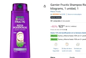 Shampoo Rizos Poderosos, 650 ml