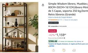 librero, 80CM×30CM×161CM