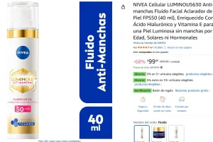 Anti-manchas Fluido Facial 