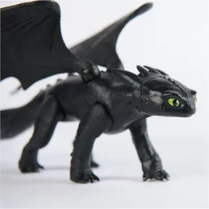 DreamWorks Dragones, Cómo Entrenar a Tu Dragón, Figura de Acción de Chimuelo de 12”, Juguetes para Niños de 4 años en adelante.